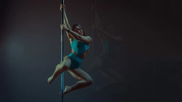Pole Essentials beginner course cover for foundational pole dance moves and technique
